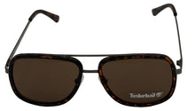 Load image into Gallery viewer, Timberland Tortoise Mens Plastic Square Aviator Sunglass, Brown Lens TB7212 52E