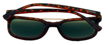 Load image into Gallery viewer, Kenneth Cole Reaction Matte Tortoise Plastic Soft Square Mens Sunglass, KC1390 52N