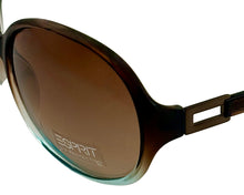 Load image into Gallery viewer, Esprit Sunglass Womens Brown Fade Round Fashion, Brown Gradient Lens 19343 535