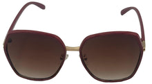 Load image into Gallery viewer, Guess Sunglass Womens Red Oversized Square Plastic, Gradient Lens GF0407 66F