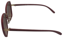 Load image into Gallery viewer, Guess Sunglass Womens Red Oversized Square Plastic, Gradient Lens GF0407 66F