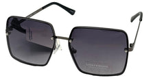 Load image into Gallery viewer, Lucky Brand Women Gunmetal / Metal Large Square Front Mount Sunglass, D2001