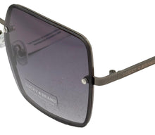 Load image into Gallery viewer, Lucky Brand Women Gunmetal / Metal Large Square Front Mount Sunglass, D2001