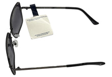 Load image into Gallery viewer, Lucky Brand Women Gunmetal / Metal Large Square Front Mount Sunglass, D2001