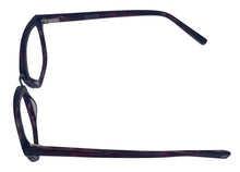 Load image into Gallery viewer, Jones New York Mens Soft Rectangle Purple Plastic Eyewear Frame. J766. 52mm