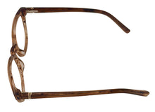 Load image into Gallery viewer, Jones New York Mens Plastic Soft Oval Eyewear Frame, J760 Brown 53mm