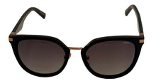 Load image into Gallery viewer, Tumi Mens Black Gold Square Mens Plastic Sunglass, Brown Lens STU 004. 700
