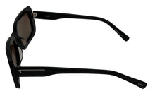 Load image into Gallery viewer, Tumi Mens Black Rectangle Mens Plastic Sunglass, Mirror Lens STU 002 700