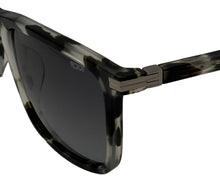 Load image into Gallery viewer, Tumi Mens Rectangle Multi Black Grey Mens Plastic Sunglass Smoke Lens STU 006