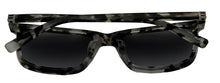 Load image into Gallery viewer, Tumi Mens Rectangle Multi Black Grey Mens Plastic Sunglass Smoke Lens STU 006