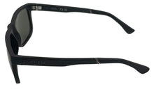 Load image into Gallery viewer, Guess Sunglass Mens Matte Black Rectangle Plastic Wrap, Green Lens GF0234. 2N
