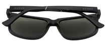 Load image into Gallery viewer, Guess Sunglass Mens Matte Black Rectangle Plastic Wrap, Green Lens GF0234. 2N