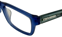 Load image into Gallery viewer, Convers Big Kids Ophthalmic Soft Rectangle Plastic Frame K013 Blue 50mm Converse