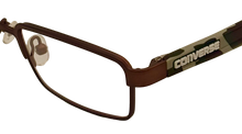 Load image into Gallery viewer, Converse Big Kids Brown Ophthalmic Soft Rectangle Metal Frame K012 47mm