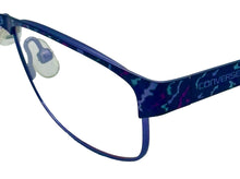 Load image into Gallery viewer, Converse Big Kids Purple Ophthalmic Soft Rectangle Metal Frame K014 47mm Converse