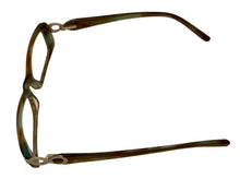 Load image into Gallery viewer, Jones New York Womens Plastic Rectangle Eyewear Frame, Aqua Brown J738. 52mm