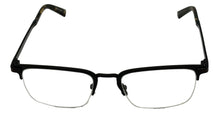 Load image into Gallery viewer, John Varvatos Mens Eyeglass Rectangle Matte Black Titanium Metal V167. 53mm