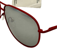 Load image into Gallery viewer, Converse Men Red Metal Aviator Sunglass Silver Mirror Lens H112
