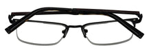Load image into Gallery viewer, John Varvatos Mens Eyeglass Rectangle Matte Black Titanium Metal V167. 53mm