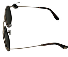 Load image into Gallery viewer, Converse Mens Soft Square Metal Tortoise Gold Sunglass, Green Lens H110