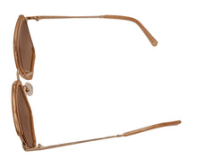 Load image into Gallery viewer, Guess Sunglass Womens Shiny Beige Oversized Square Gradient Lens GF0418. 57F