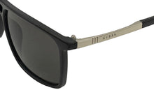 Load image into Gallery viewer, Guess Sunglass Shiny Black Mens Plastic Square, Smoke Lens GF0236. 1A