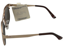 Load image into Gallery viewer, Fila Gunmetal Mens Metal Matte Gold Soft Square Sunglass, SF9950 648X