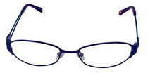 Load image into Gallery viewer, Share Jones New York Ophthalmic Womens Oval Metal Eyewear Frame, J458 Plum 51mm