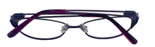 Load image into Gallery viewer, Share Jones New York Ophthalmic Womens Oval Metal Eyewear Frame, J458 Plum 51mm
