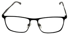 Load image into Gallery viewer, Fila Mens Matte Black Rectangle Plastic Metal Eyewear Frame VF9986. 531. 54mm