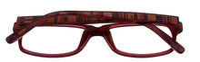Load image into Gallery viewer, Converse Opthalmic Mens Rectangle Burgundy Plastic Eyewear Frame Q600. 53mm