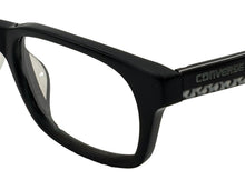 Load image into Gallery viewer, Converse Ophthalmic Big Kids Black Rectangle Plastic Eyeglass Frame K301 . 50mm