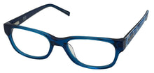 Load image into Gallery viewer, Converse Big Kids Blue Rectangle Plastic Eyeglass Frame K300. 50mm