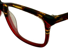 Load image into Gallery viewer, Apple Bottoms Womens Opthalmic Eyeglass Rectangle Plastic 779. 2 Red 53mm