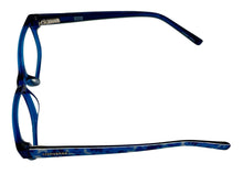 Load image into Gallery viewer, Converse Big Kids Blue Rectangle Plastic Eyeglass Frame K300. 47mm