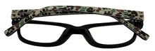 Load image into Gallery viewer, Converse Big Kids Black Rectangle Plastic Eyeglass Frame K300. 47mm