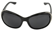 Load image into Gallery viewer, Esprit Womens Sunglass Black / Crystal Stone Front, Oval Plastic 19372 538