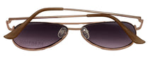 Load image into Gallery viewer, Kenneth Cole Reaction Mens Shiny Gold Metal Aviator Sunglass KC1386 28T