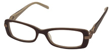 Load image into Gallery viewer, Jones New York Womens Plastic Rectangle Eyewear Frame, Brown J738. 52mm