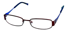 Load image into Gallery viewer, Converse Big Kid Rectangle Burgundy Metal Eyewear Frame K002 47mm