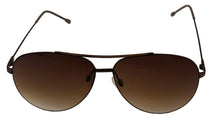 Load image into Gallery viewer, Perry Ellis Mens Sunglass Black Metal Aviator with Brown Gradient Lens PE66 1