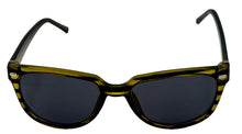 Load image into Gallery viewer, Perry Ellis Mens Sunglass Black Plastic Square, Solid Smoke Lens PE77 2