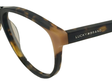 Load image into Gallery viewer, Lucky Brand Mens Soft Square Tortoise Brown Plastic Frame. D212. 53mm