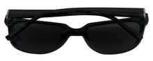 Load image into Gallery viewer, Perry Ellis Mens Sunglass Black Plastic Square, Solid Smoke Lens PE77 1