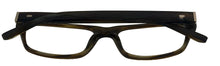 Load image into Gallery viewer, Jones New York Mens Ophthalmic Eyeglass Rectangle Olive Plastic J520 57mm