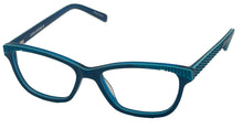 Load image into Gallery viewer, Converse Big Kids Blue Rectangle Plastic Eyeglass Frame K403. 47mm