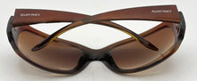 Load image into Gallery viewer, Ellen Tracy Womens Tortoise Plastic Rectangle Sunglass, Gradient Lens 521