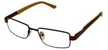 Load image into Gallery viewer, Tony Hawk Mens Brown Rectangle Metal Eyewear Frame 512 1 52mm
