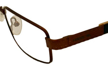 Load image into Gallery viewer, Tony Hawk Mens Brown Rectangle Metal Eyewear Frame 512 1 52mm
