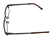 Load image into Gallery viewer, Lucky Mens Ophthalmic Soft Rectangle Metal Frame. D801 Brown . 49mm
